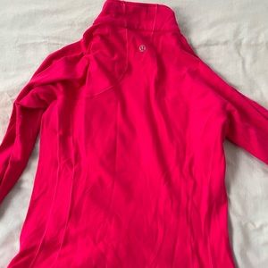 lululemon define jacket. bright pink.